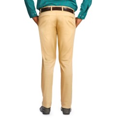 Denim Vistara Men's Slim Fit BrownTrouser