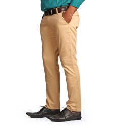 Denim Vistara Men's Slim Fit BrownTrouser