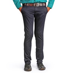 Denim Vistara Men's Slim Fit Blue Trouser