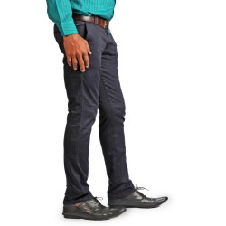 Denim Vistara Men's Slim Fit Blue Trouser