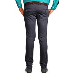 Denim Vistara Men's Slim Fit Blue Trouser