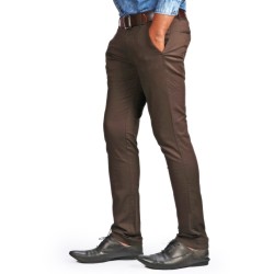 Denim Vistara Brown Colour Trouser For Men's