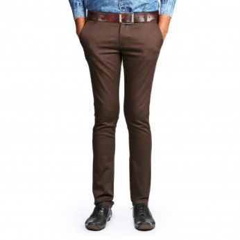 Denim Vistara Brown Colour Trouser For Men's