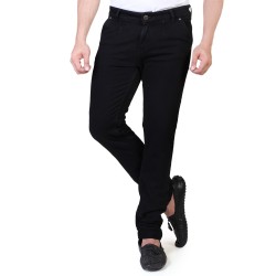 Denim Vistara Men's Black Slim Fit Jeans