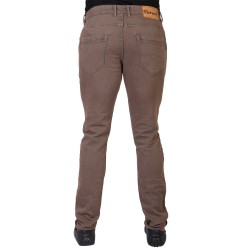 Denim Vistara Men's Brown Slim Fit Jeans