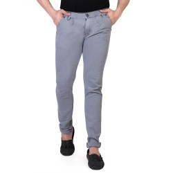 Denim Vistara Men's Grey Slim Fit Jeans