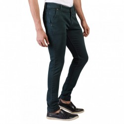 Denim Vistara Men's Green Slim Fit Jeans