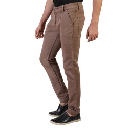 Denim Vistara Men's Brown Comfort Jeans