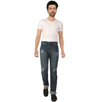 Denim Vistara Damage Skin Fit Men Jeans