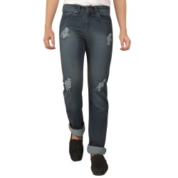 Denim Vistara Damage Skin Fit Men Jeans