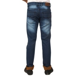 Denim Vistara Men's Trendy Dark Grey Coloured Fit Jeans