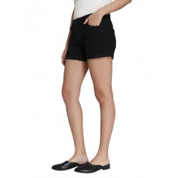 Denim Vistara Black Denim Shorts for Women DV-S005