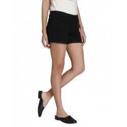 Denim Vistara Black Denim Shorts for Women DV-S005