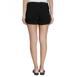 Denim Vistara Black Denim Shorts for Women DV-S005