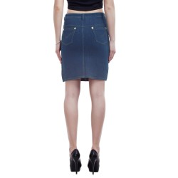 Denim Vistara Blue Denim Skirt for Women