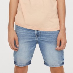 Men Blue Denim Short