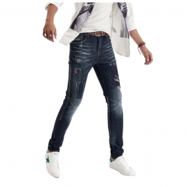 Denim Vistara Men's Grey Coloured Comfort Fit Jeans