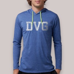Men's Blue Hooded T-shirts