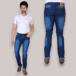 Men's Blue Slim Fit Jeans