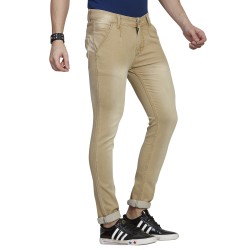 Denim Vistara Men Light Yellow Colour Jeans